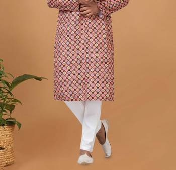Digital Print Cotton Kurta Set 3
