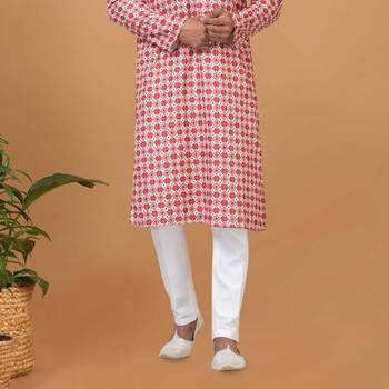 Digital Print Cotton Kurta Set 3