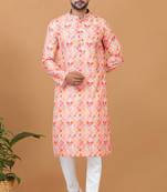 Digital Print Cotton Kurta Set