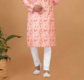Digital Print Cotton Kurta Set 3