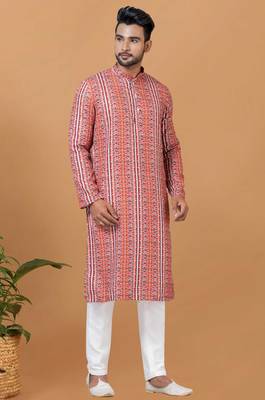 Digital Print Cotton Kurta Set 2
