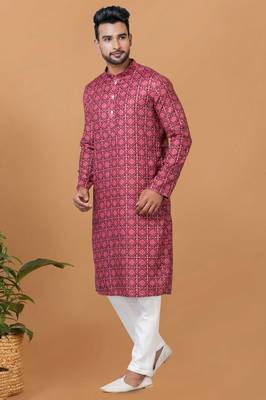 Digital Print Cotton Kurta Set 2