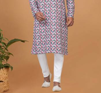 Digital Print Cotton Kurta Set 3