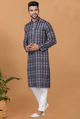 Digital Print Cotton Kurta Set 2