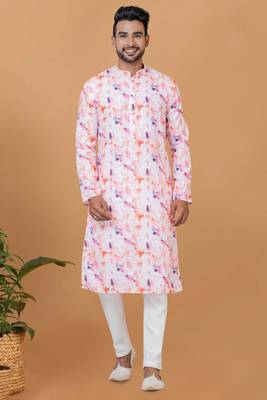 Digital Print Cotton Kurta Set 1