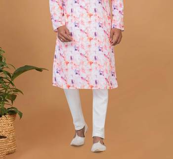 Digital Print Cotton Kurta Set 3