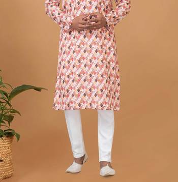 Digital Print Cotton Kurta Set 3