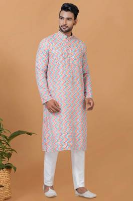Digital Print Cotton Kurta Set 2