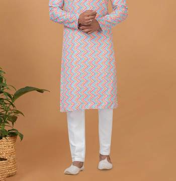 Digital Print Cotton Kurta Set 3