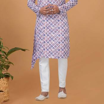 Digital Print Cotton Kurta Set 3