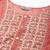 Red Printed Cotton Women Kurta set