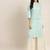 Green Printed Rayon Women Kurta & Kurtis