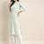 Green Printed Cotton Women Kurta & Kurtis