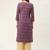 Purple Printed Cotton Women Kurta & Kurtis
