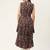 Grey Printed Poly-viscose Women Kurta & Kurtis