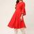 Red  Cotton Women Kurta & Kurtis