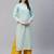 Blue Printed Cotton Women Kurta & Kurtis