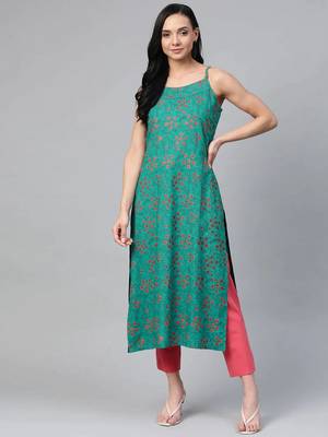 Rama Printed Viscose rayon Women Kurta & Kurtis 1