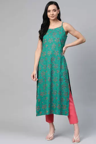 Rama Printed Viscose rayon Women Kurta & Kurtis