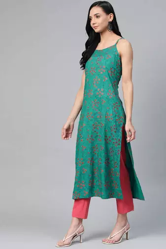 Rama Printed Viscose rayon Women Kurta & Kurtis
