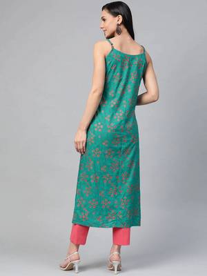 Rama Printed Viscose rayon Women Kurta & Kurtis 4
