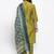 Green Striped Cotton Women Kurta set
