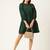 Green  Georgette Dress