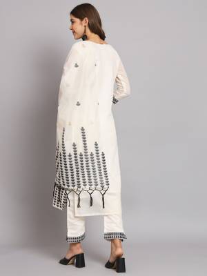  women kurta and trouser duppata set cotton silk chanderi modal 2