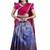 Shivangi Silver Peacock Royal Blue Half Saree | langa Davani