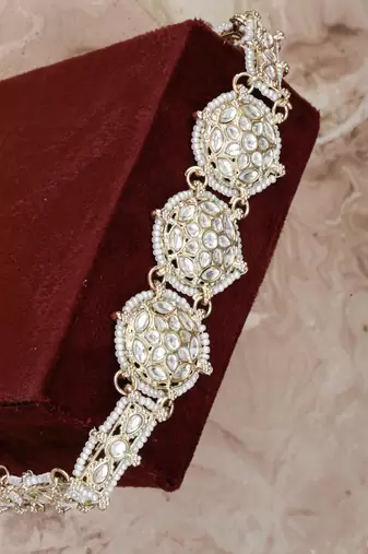 Festive Kundan Gold Matha Patti