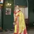 Elora orgazna silk jacquard designer saree for women (yellow)