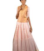  Girls Silver Sea Pattu pavadai!!!