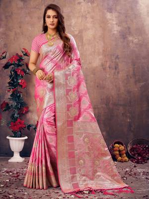 Sangam Prints Magenta South Silk Rich Pallu Silk Traditional Tassels Saree 1