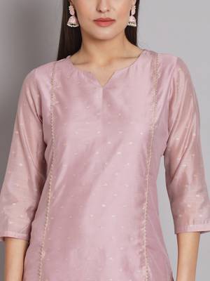  women kurta and trouser duppata set chanderi modal butti 3
