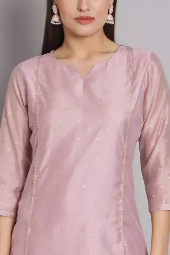  women kurta and trouser duppata set chanderi modal butti