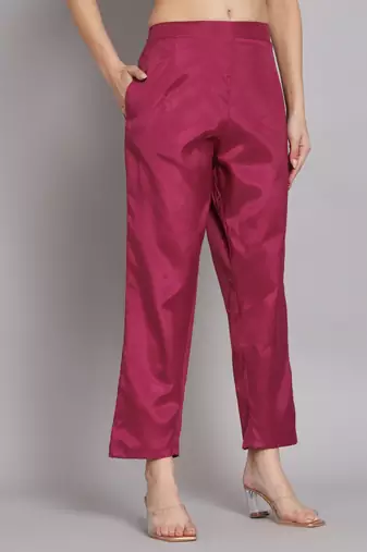  women kurta and trouser duppata set chanderi modal butti
