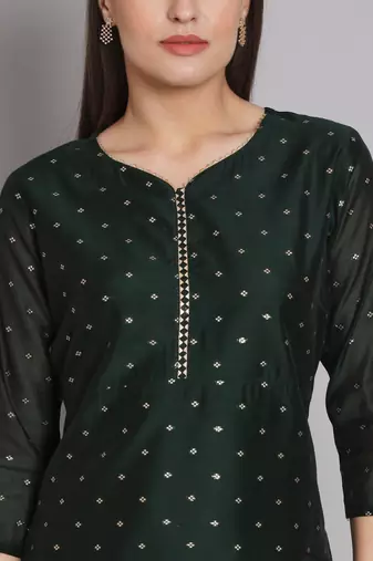  women kurta and trouser duppata set chanderi modal butti