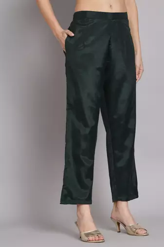  women kurta and trouser duppata set chanderi modal butti
