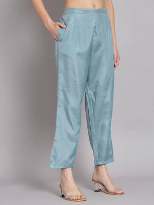  women kurta and trouser duppata set chanderi modal butti 4