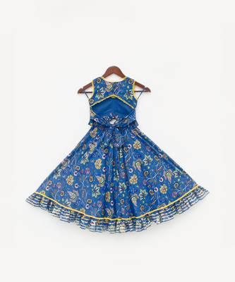Blue Print Lehenga Choli 5