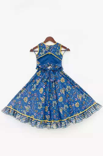 Blue Print Lehenga Choli