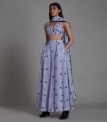 Lavender Club Counter Lehenga Set