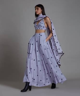 Lavender Club Counter Lehenga Set 2