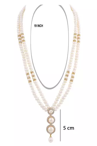 Natural fresh water pearls necklace set
