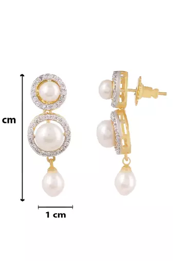 Natural fresh water pearls necklace set