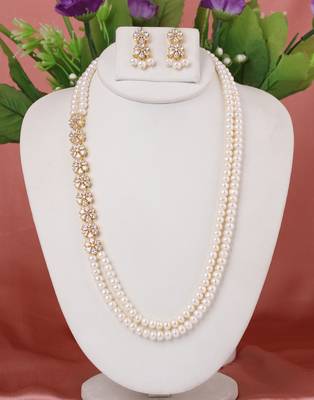 Natural fresh water pearls necklace set 1