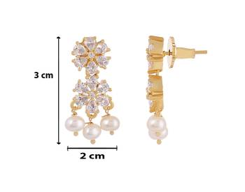Natural fresh water pearls necklace set 4