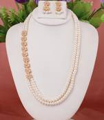 Natural fresh water pearls necklace set