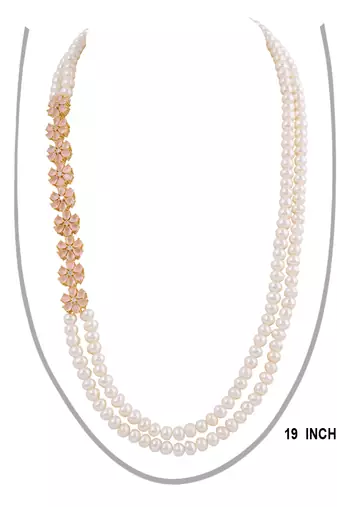 Natural fresh water pearls necklace set