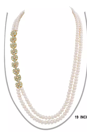 Natural fresh water pearls necklace set